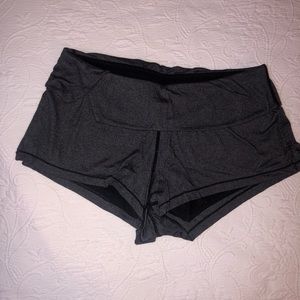 Lululemon Dark Grey Foldover Shorts Size 4
